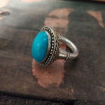 anello afgano con turchese