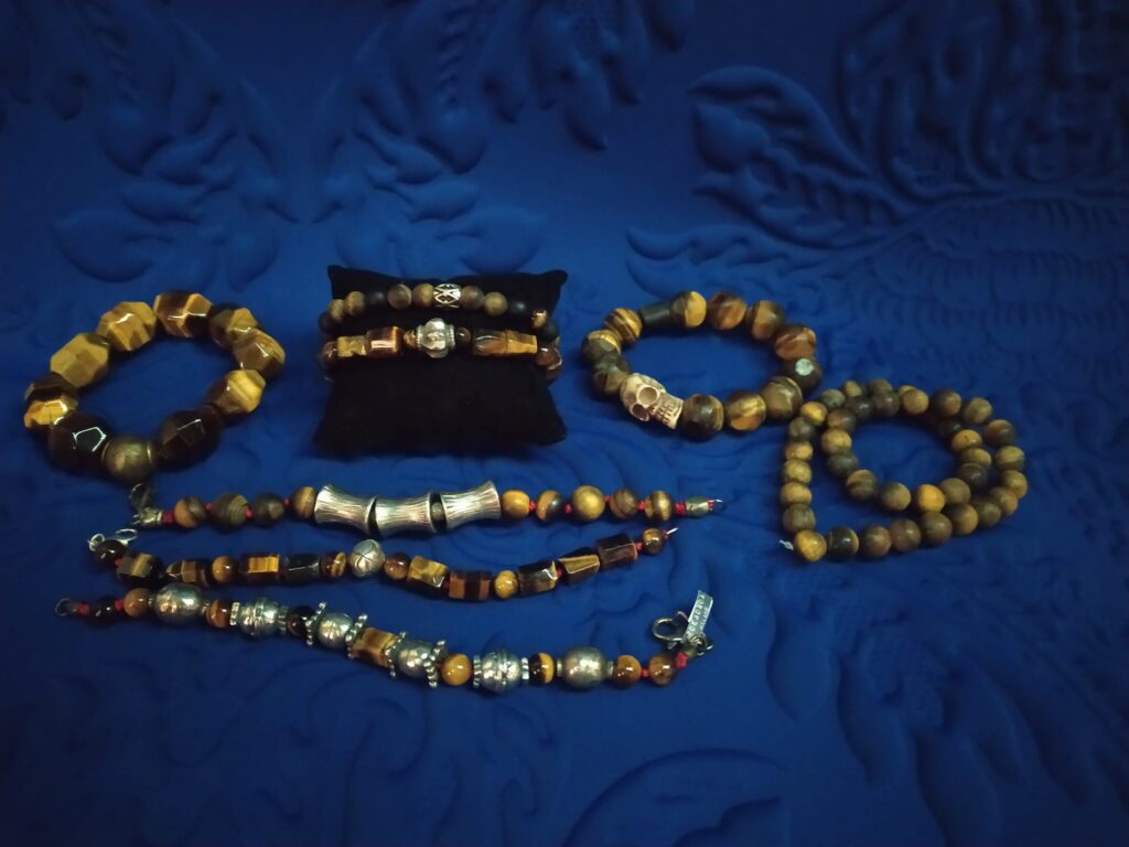 bracciali in pietre dure: occhio di tigre