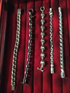 Bracciali a a catena rolò e concentrici